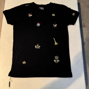 Men's Cote De Nuits T-Shirt XL Black Yellow